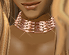 pink gold necklace
