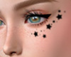 StarField Face Tattoo