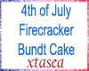 4th July Bundt Cake