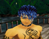 Haedra hair blue scrolls