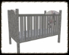 Unisex Baby Crib''gray''