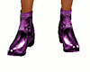 Latex Purple Shoe Men