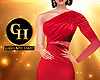 *GH* Red Drape Gown