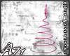 A- Pink Xmas Line Tree