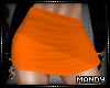 xMx:Orange Mini Skirt