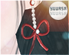 ⟢Xmas Ribbon Earrings