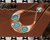 Copper Turquoise Earring