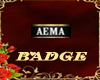 ~I~ AEMA BADGE/Sticker