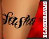 sasha leg tattoo