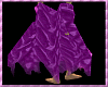 purple satin shawl