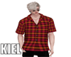 kl. Red Plaid Shirt