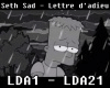 SETH SAD Lettre D'adieu.