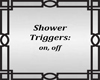 Shower Trigger Sign