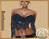 STRAPLESS*LACE BLUE*