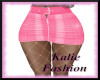 K-Pink Plaid skirt RL