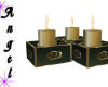Gold Dina Candle set