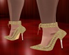 Gold Sequin Coldo Heels