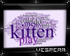-V- Framed Kitten Poster