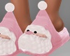 Santa Slippers Pink