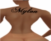 Mylon  back tattoo