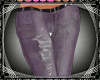 [MB]Ripped Pant Purple S