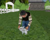 (S)Baby rabbit petting