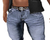 MUSCLE PANTS SKULL BUCKL