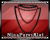 N| Pearls black red