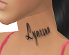 Lynxsun Neck Tattoo