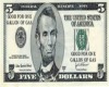 (JJ) New $5.00 bill USA