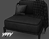 Cozy Lounge Chair Black