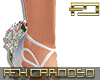 F✰ SHEREEN WHITE HEELS