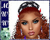 Bandana Hair Dark Red