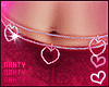 Heart Pink Belly Chain