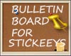 POST UP BOARD FOR STICKE