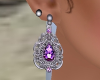 Amethyst Purple Earrings