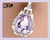 DR- Amethyst belly charm