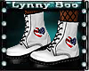 White USA Boots