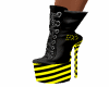 Platforms DJ yellow&blac