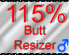*M* Butt Resizer 115%