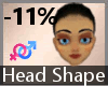 Head Scaler Thin -11% FA
