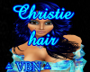 Christie hair blue dark