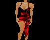 CA Red Twoelf Bow Dress