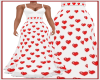 Heart White Dress
