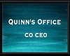 Quinn's Office Sign