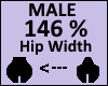 Hip Scaler 146% Male