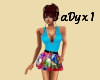 Geni Dress - teal