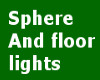 ! sphere and floor light