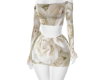 B White Rose Dress