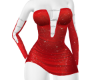 Red fashion dress